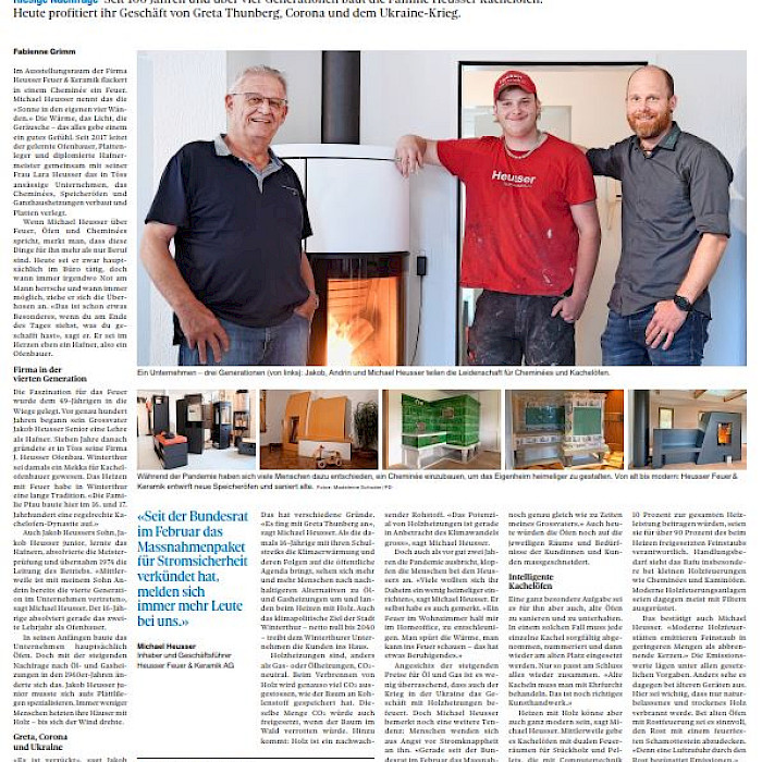 Plötzlich wollen alle Kachelöfen kaufen